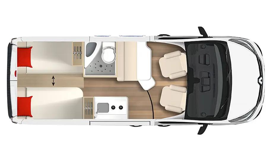 Bürstner Delfin C 621 (2022) Grundriss