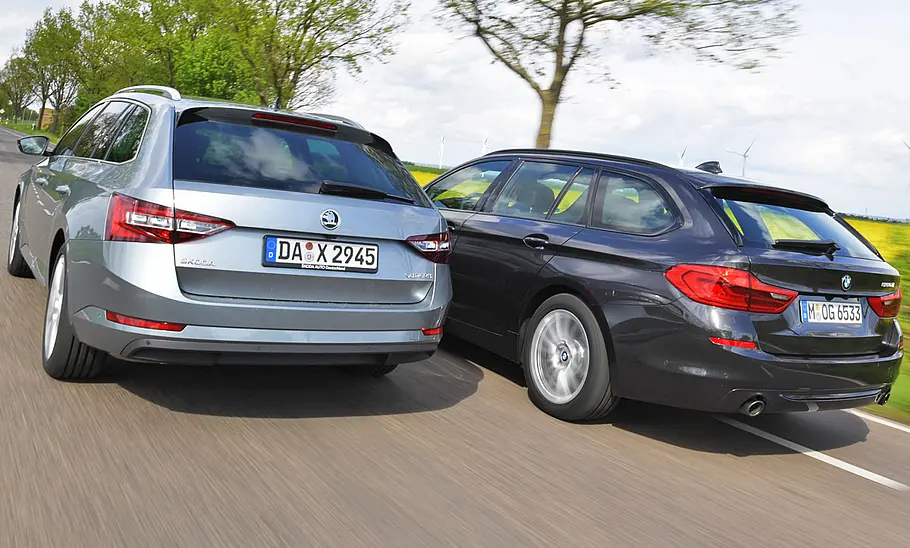 Skoda Superb Combi 2.0 TDI SCR/BMW 520d Touring