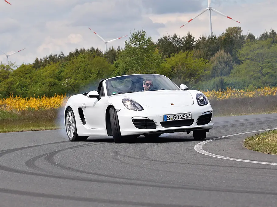 Porsche Boxster Roadster Vergleichstest Mittelmotor Heckantrieb Boxer Sechszylinder