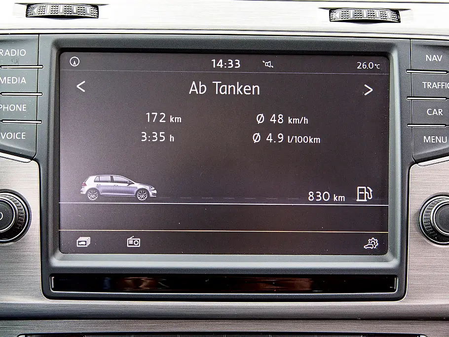 VW Golf VW Golf 1.4 TSI Verbrauchsvergleich