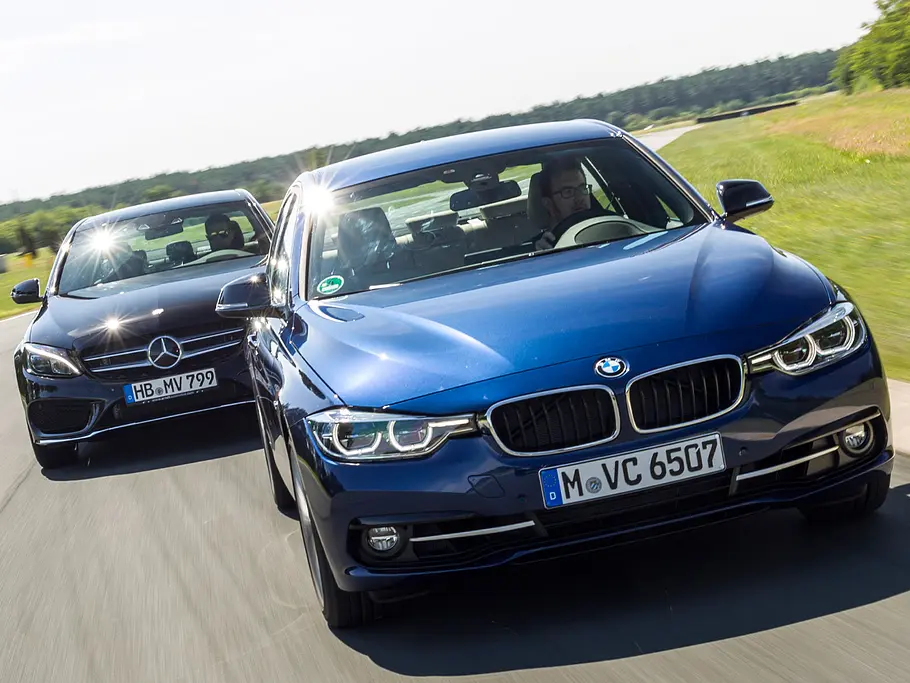 BMW 340i Mercedes C 400 4Matic Mittelklasse Vergleichstest