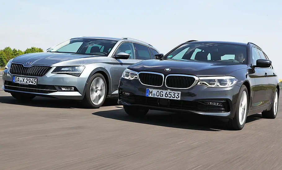 Skoda Superb Combi 2.0 TDI SCR/BMW 520d Touring