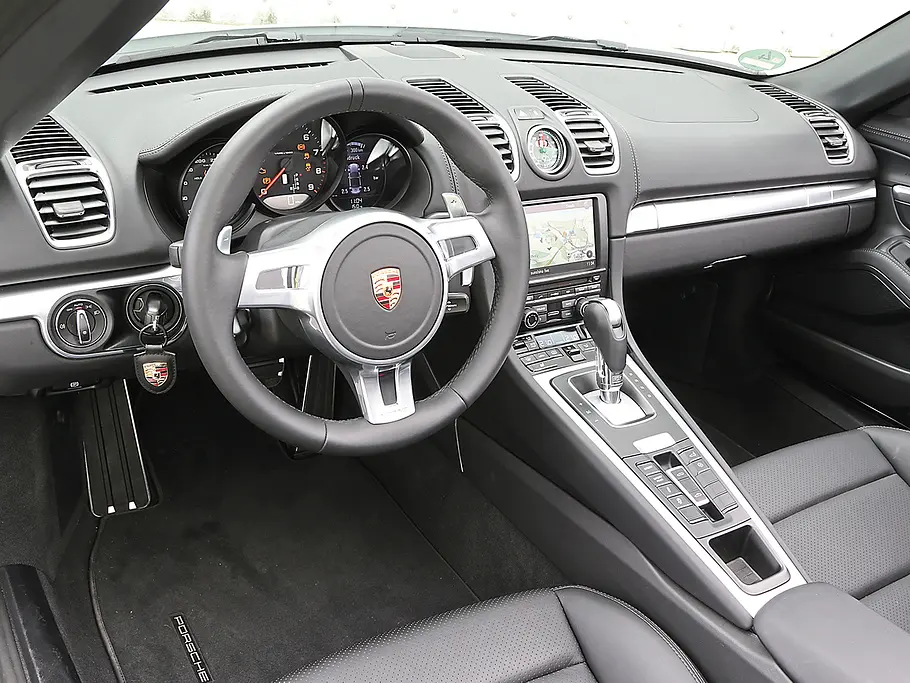 Porsche Boxster Roadster Vergleichstest Innenraum Cockpit