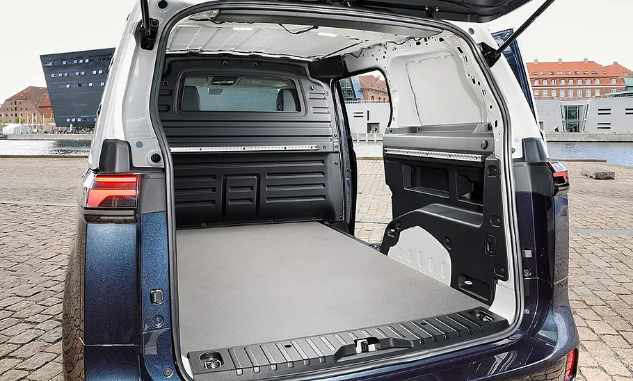 VW ID. Buzz Cargo Der Laderaum des VW ID. Buzz Cargo.