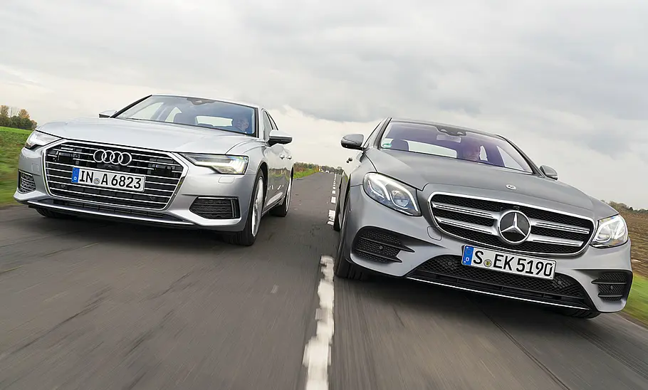 Audi A6/Mercedes E-Klasse: Test