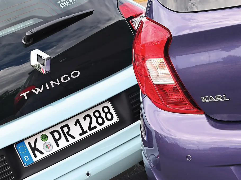 Opel Karl Renault Twingo Kleinstwagen Vergleichstest