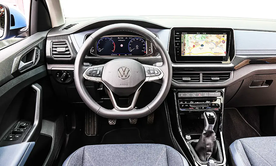 VW T-Cross; Innenraum; Interieur; Innenansicht; Cockpit; Lenkrad; Armaturen