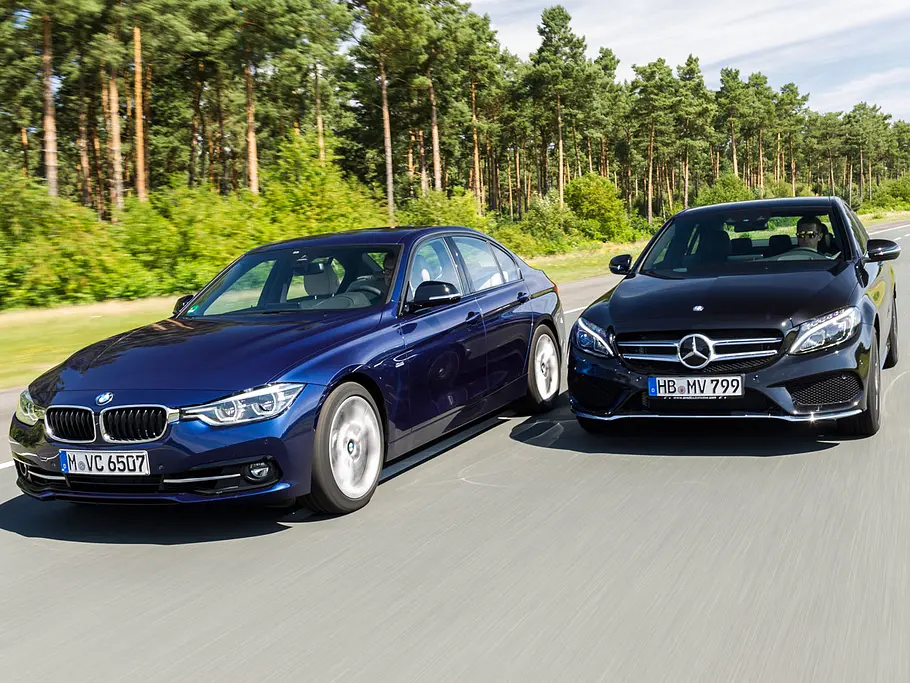 BMW 340i Mercedes C 400 4Matic Mittelklasse Vergleichstest