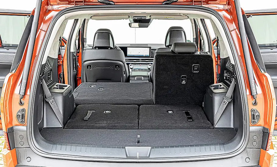 Hyundai Santa Fe Blick in den Kofferraum des Hyundai Santa Fe.