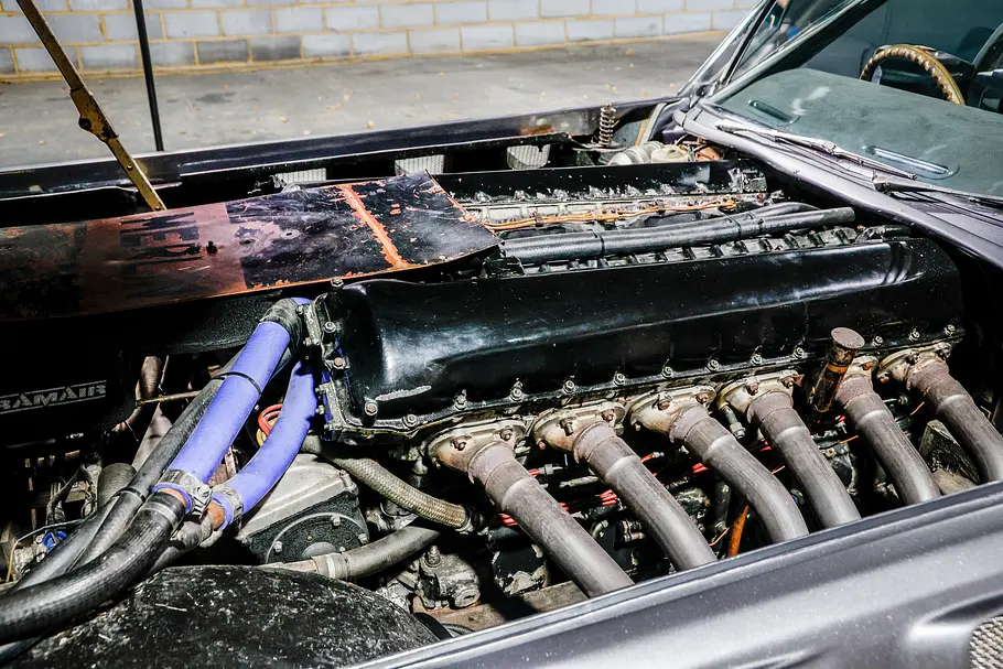 Der Motor des John Dodds The Beast. 