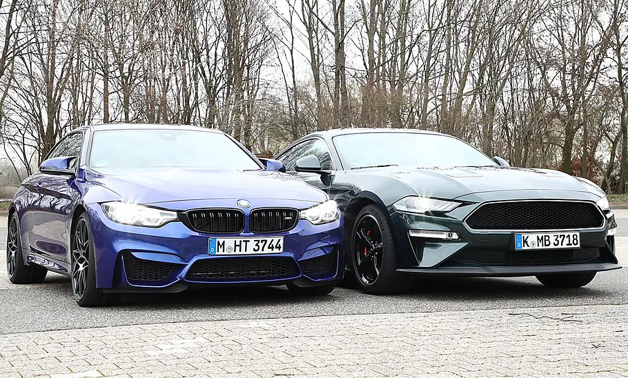 BMW M4 Competition-Paket/Ford Mustang Bullitt: Test BMW M4 Competition-Paket/Ford Mustang Bullitt: Test