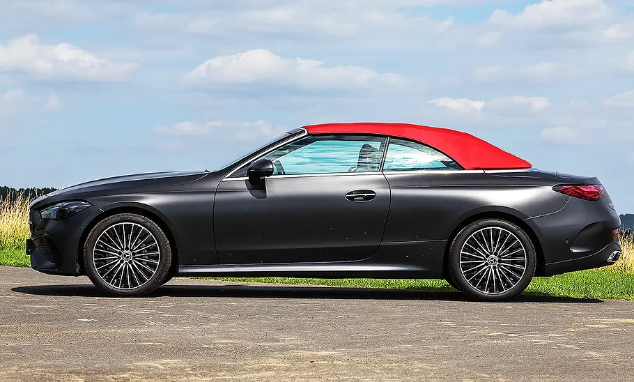 Mercedes CLE Cabriolet; Außenansicht; stehend; Cabrio; Profilansicht