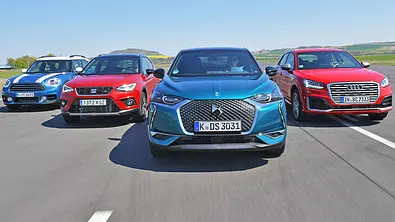 Audi Q2/DS 3 Crossback/Mini Countryman/Seat Arona - Foto: Zbigniew Mazar