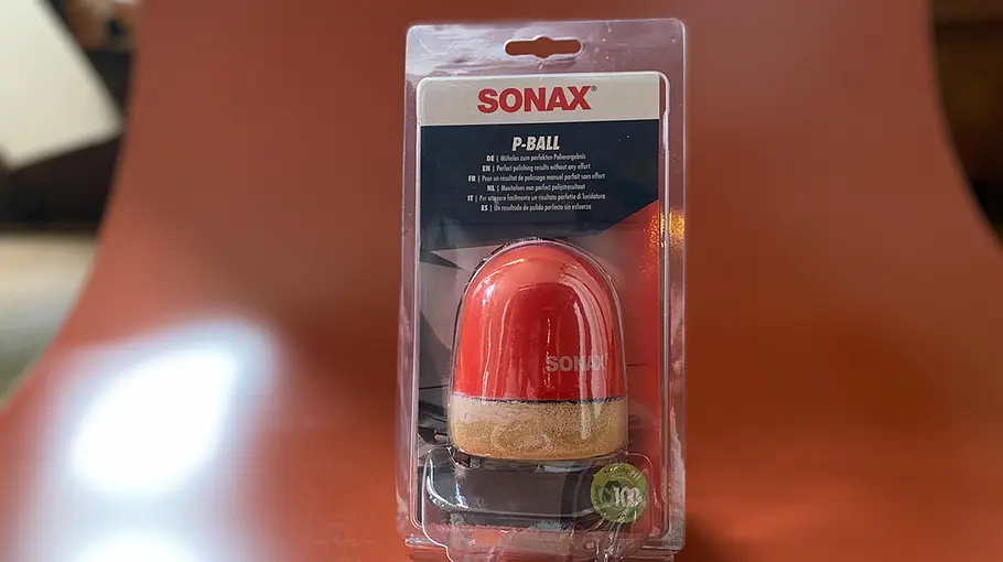 Draufsicht Polierschwamm Sonax P-Ball.