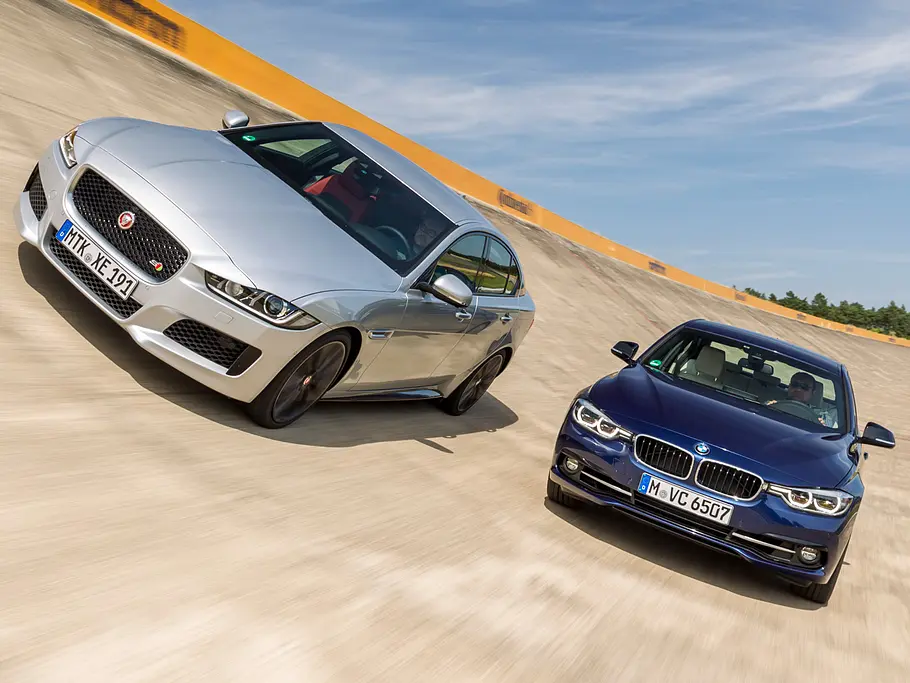 BMW 340i Jaguar XE S Vergleichstest