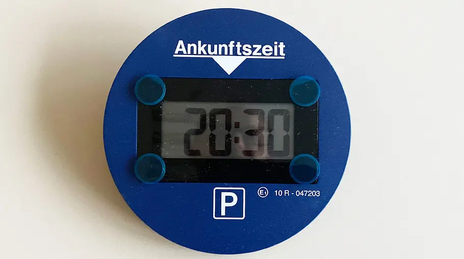 Needit Park Lite One-Parkscheiben im Test Needit Park Lite One in der Draufsicht.