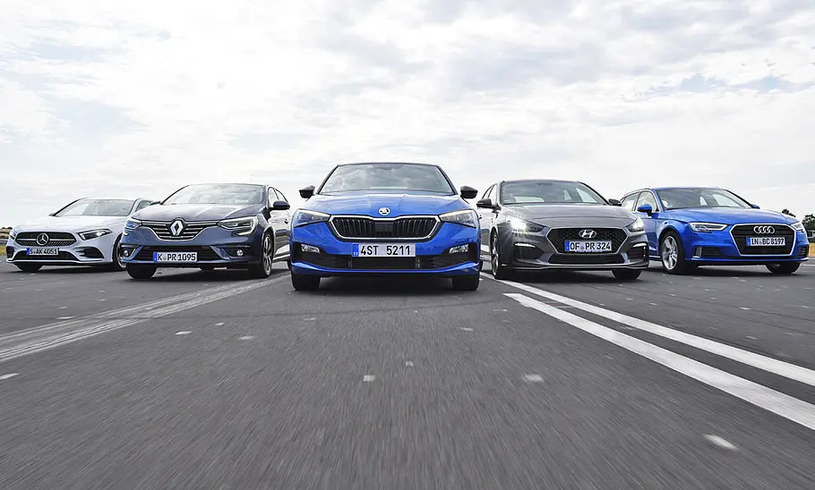 Mercedes A-Klasse/Renault Mégane/Skoda Scala/Hyundai i30/Audi A3