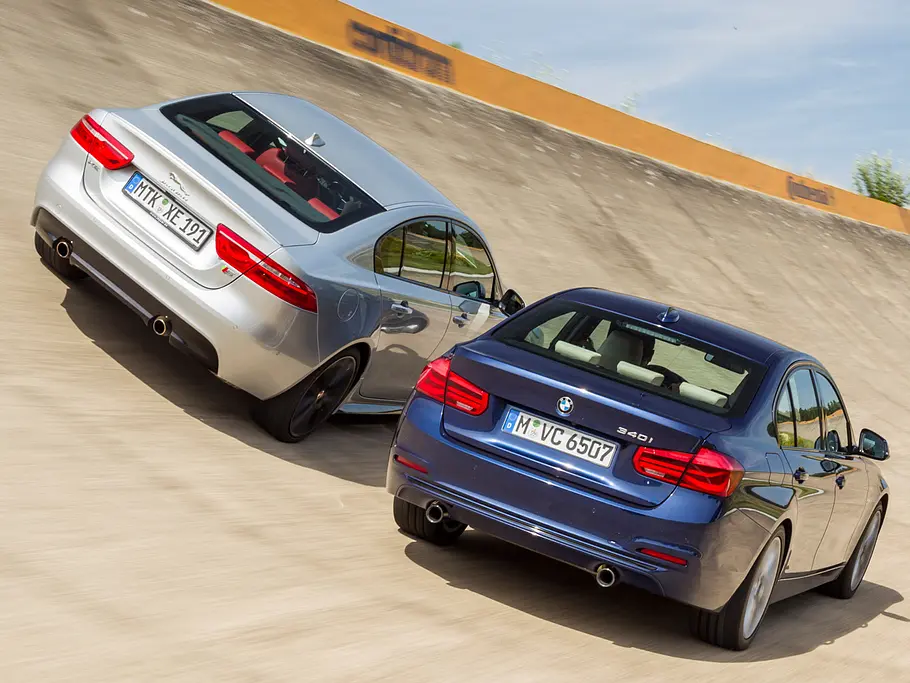 BMW 340i Jaguar XE S Vergleichstest