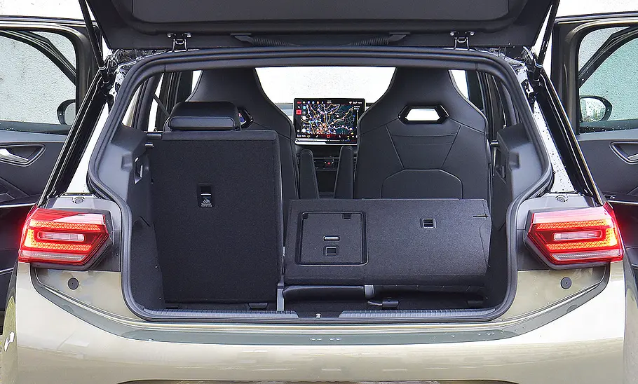 Blick in den Kofferraum des VW ID.3.
