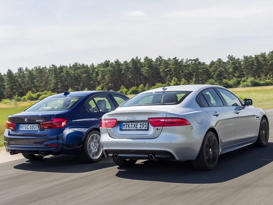 BMW 340i Jaguar XE S Vergleichstest