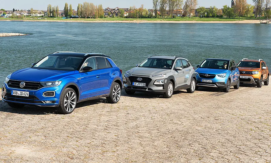 Dacia Duster/Hyundai Kona/Opel Crossland X/VW T-Roc Dacia Duster/Hyundai Kona/Opel Crossland X/VW T-Roc