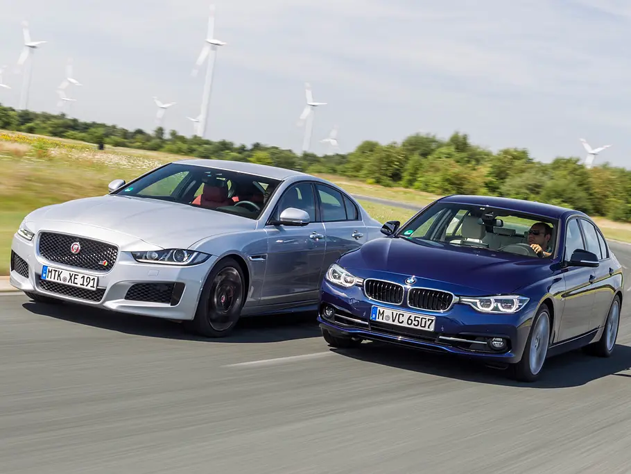 BMW 340i Jaguar XE S Vergleichstest