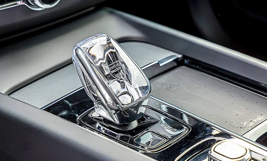 Volvo XC60 Detailansicht des Gangwählhebels im Volvo XC60.