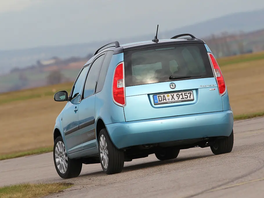 Vergleichstest Mini-Van Skoda Roomster 1.6 TDI Turbodiesel Vergleich Fahrverhalten