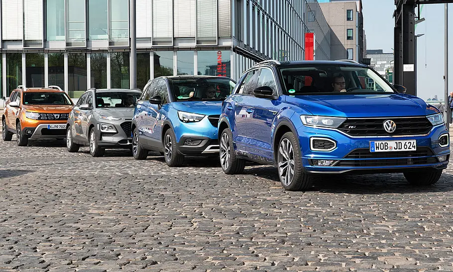 Dacia Duster/Hyundai Kona/Opel Crossland X/VW T-Roc Dacia Duster/Hyundai Kona/Opel Crossland X/VW T-Roc