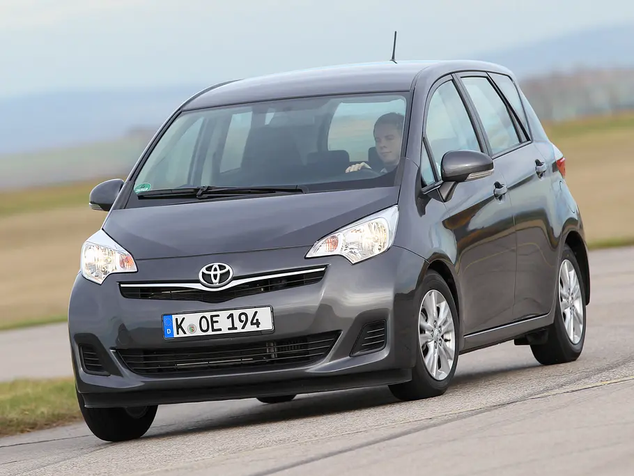 Vergleichstest Mini-Van Toyota Verso-S 1.4 D-4D Turbodiesel Vergleich Eckdaten