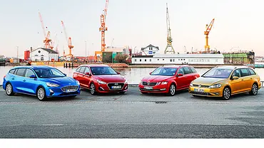 Ford Focus Turnier/Hyundai i30 Kombi/Skoda Octavia Combi/VW Golf Variant: Test - Foto: Frank Ratering