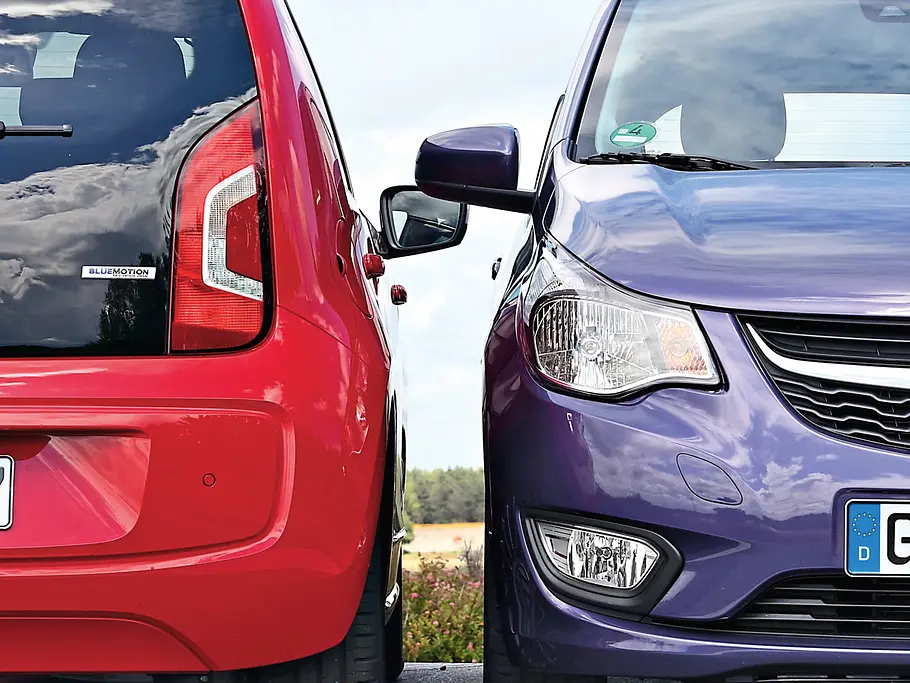 Opel Karl VW Up Kleinstwagen Vergleichstest