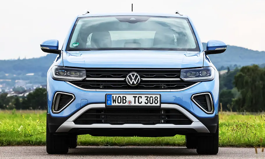 VW T-Cross; Außenansicht; stehend; Frontalsicht