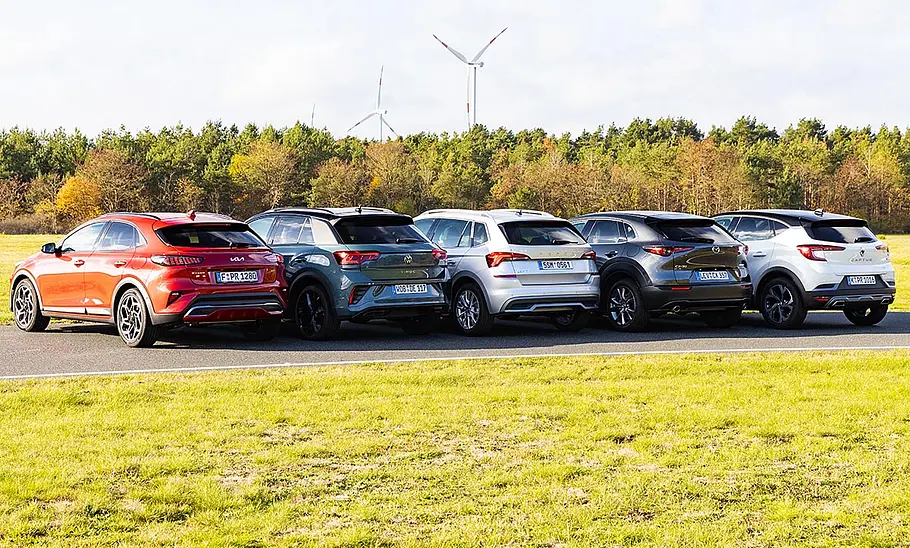 Kia XCeed//VW T-Roc/Skoda Kamiq/Mazda CX-30/Renault Captur