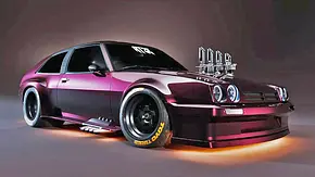 Der Opel Manta Restomod stehend von schräg vorne - Foto: richter.cgi via Instagram Der Opel Manta Restomod stehend von schräg vorne - Foto: richter.cgi via Instagram