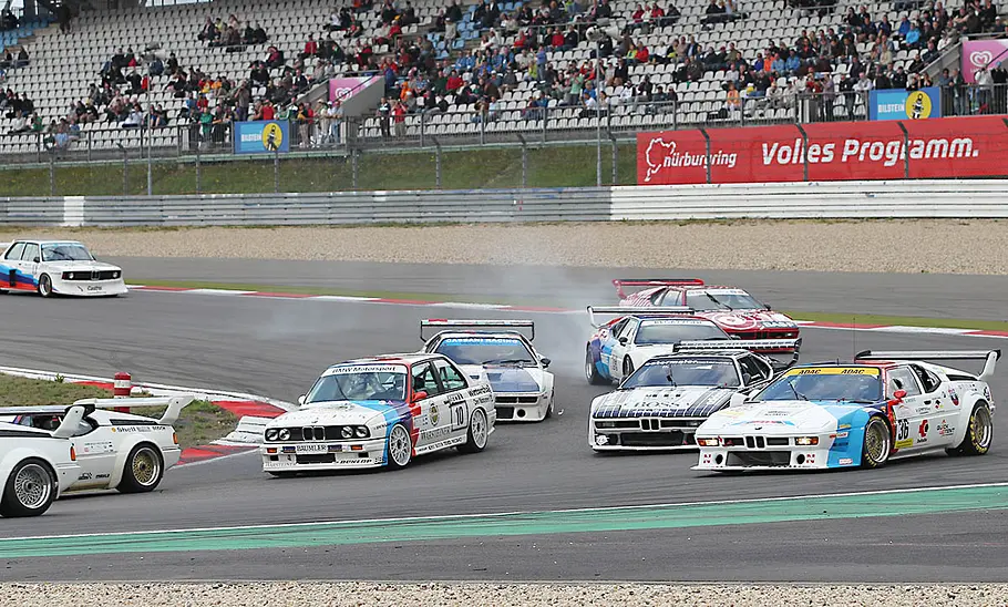 51.Belmot Oldtimer-Grand-Prix Rennwagen in Kurve