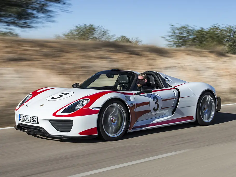 porsche 918 spyder weissach paket orange