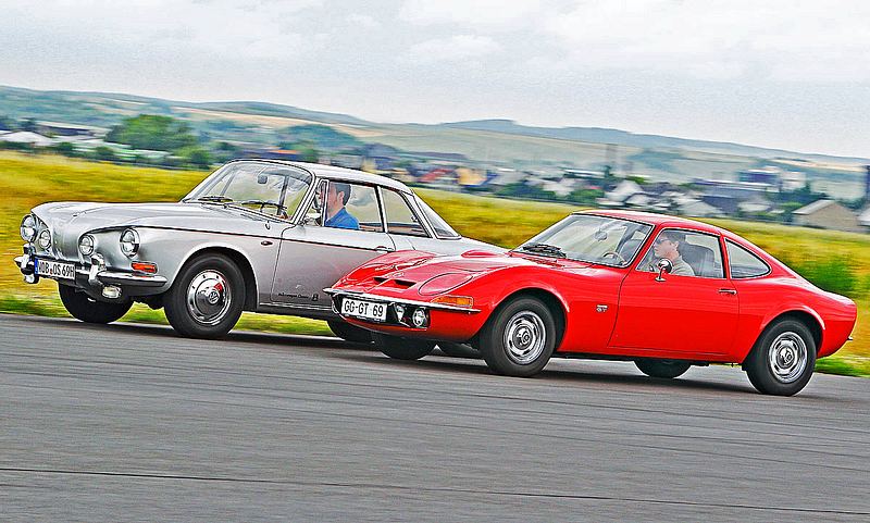 Alltagsflucht in Karmann-Ghia und Opel GT