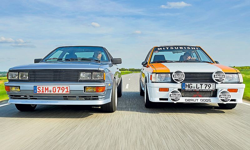 Audi quattro gegen Lancer 2000