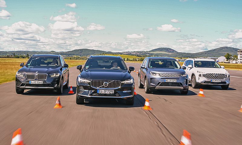 BMW, Hyundai, Land Rover und Volvo im Plug-In-Hybrid-Vergleichstest