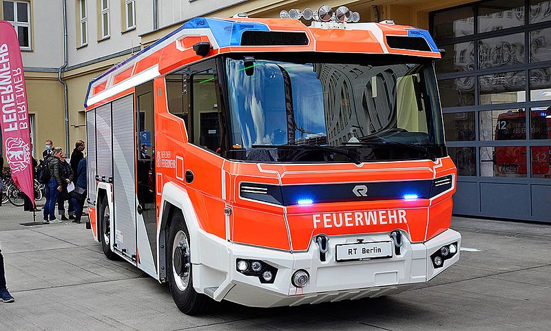 Berliner Feuerwehr fährt elektrisch