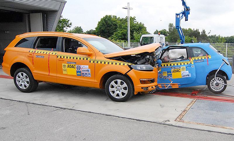 Crashtest erstmals bei Ablauf geröntgt