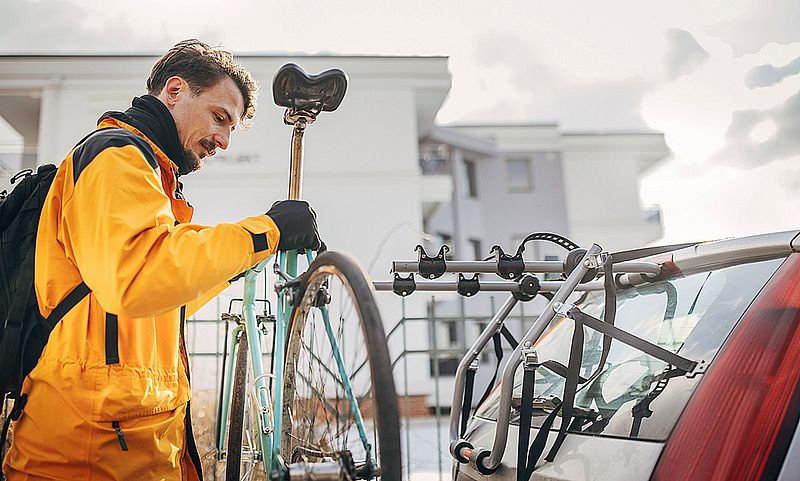 Diese Fahrradträger sind für Autos ohne Anhängerkupplung geeignet