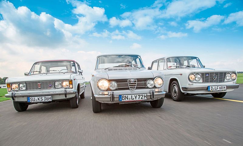 Duell der Doppel-Nocker von Alfa, Fiat und Lancia