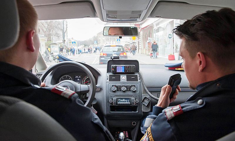 Hier darf die Polizei das Tempo schätzen