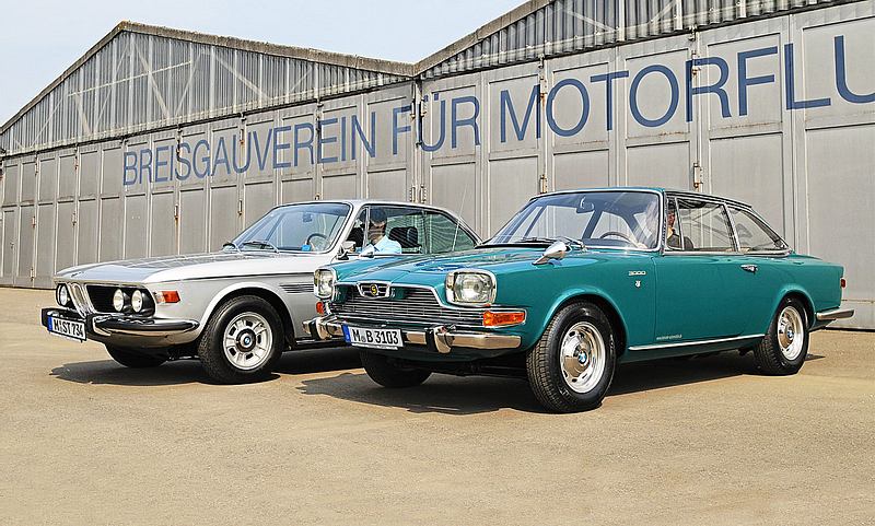 Markenbrüder BMW E9 und Glas V8