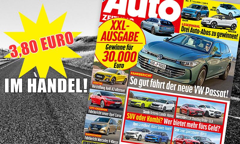 Neue AUTO ZEITUNG jetzt im Handel!