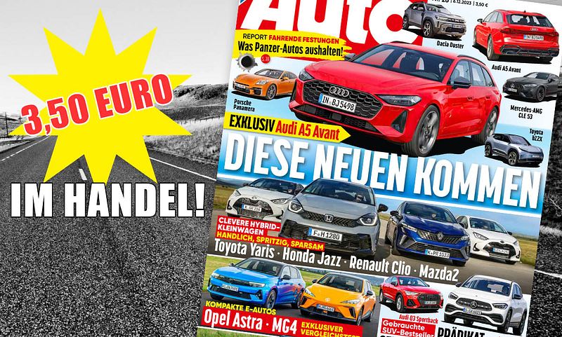 Neue AUTO ZEITUNG jetzt im Handel!