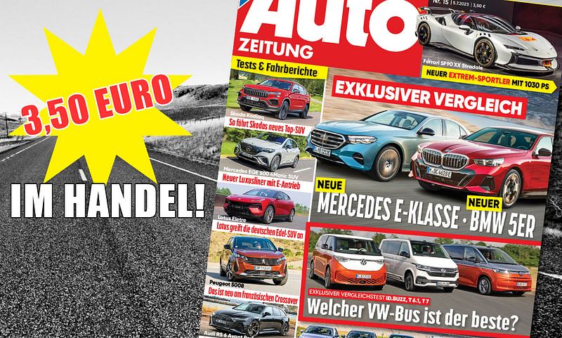 Neue AUTO ZEITUNG jetzt im Handel!