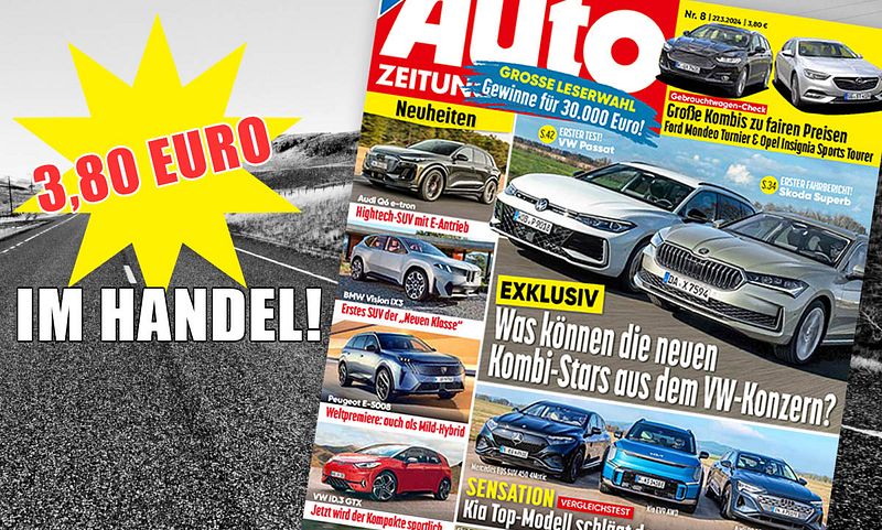 Neue AUTO ZEITUNG jetzt im Handel!